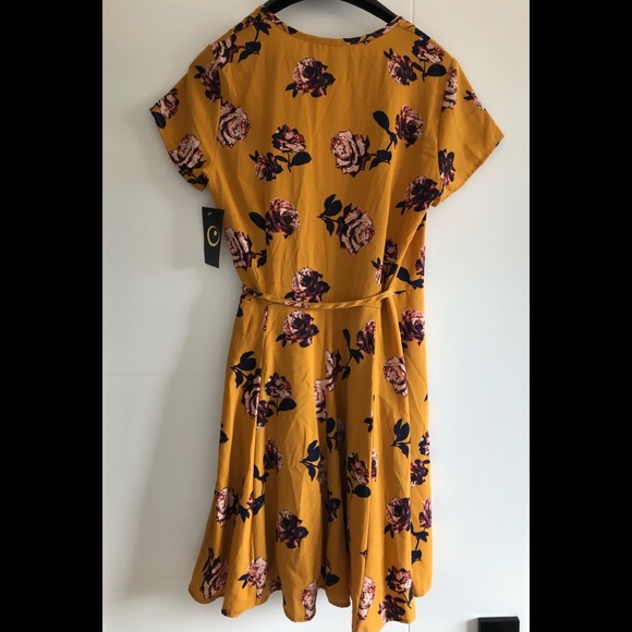 Honey Punch Wrap Dress - Picture 3 of 4